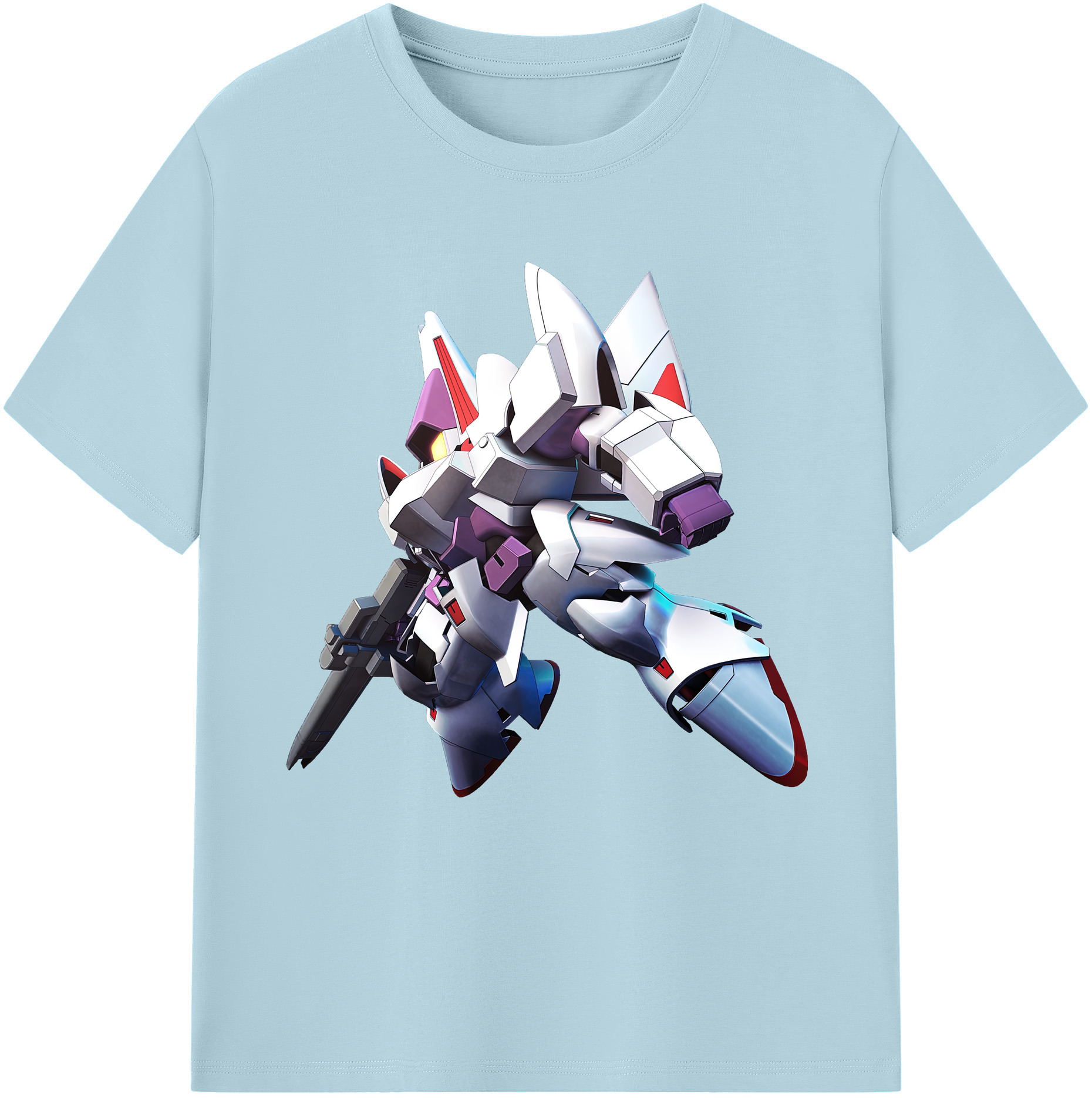 （画像用） 機動戦士ガンダム Mobile Suit Gundam 綿100％半袖Tシャツ（フロントプリント）